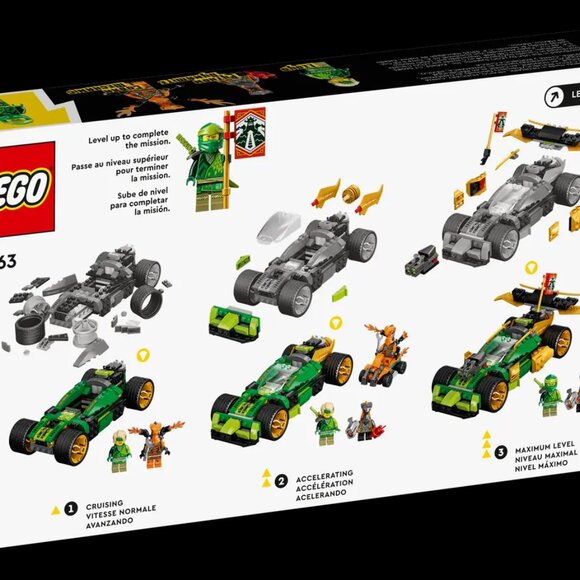 Brand New Lego NINJAGO Lloyd's Race Car EVO 71763 - Picture 3 of 10